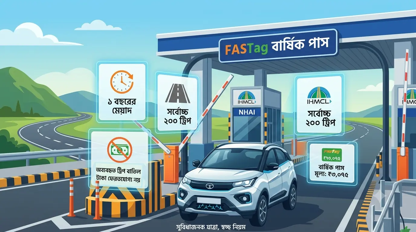 টোল ট্যাক্সে ৮০% ছাড়! কিন্তু FASTag-এর এই নিয়মটি না জানলে গচ্ছা যাবে পুরো টাকা।
